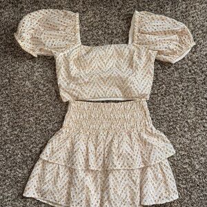 Lilly Pulitzer Cream and Gold Dress